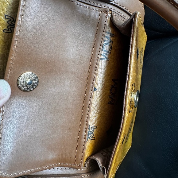 MCM Cognac Visetos Satchel - Picture 16 of 16